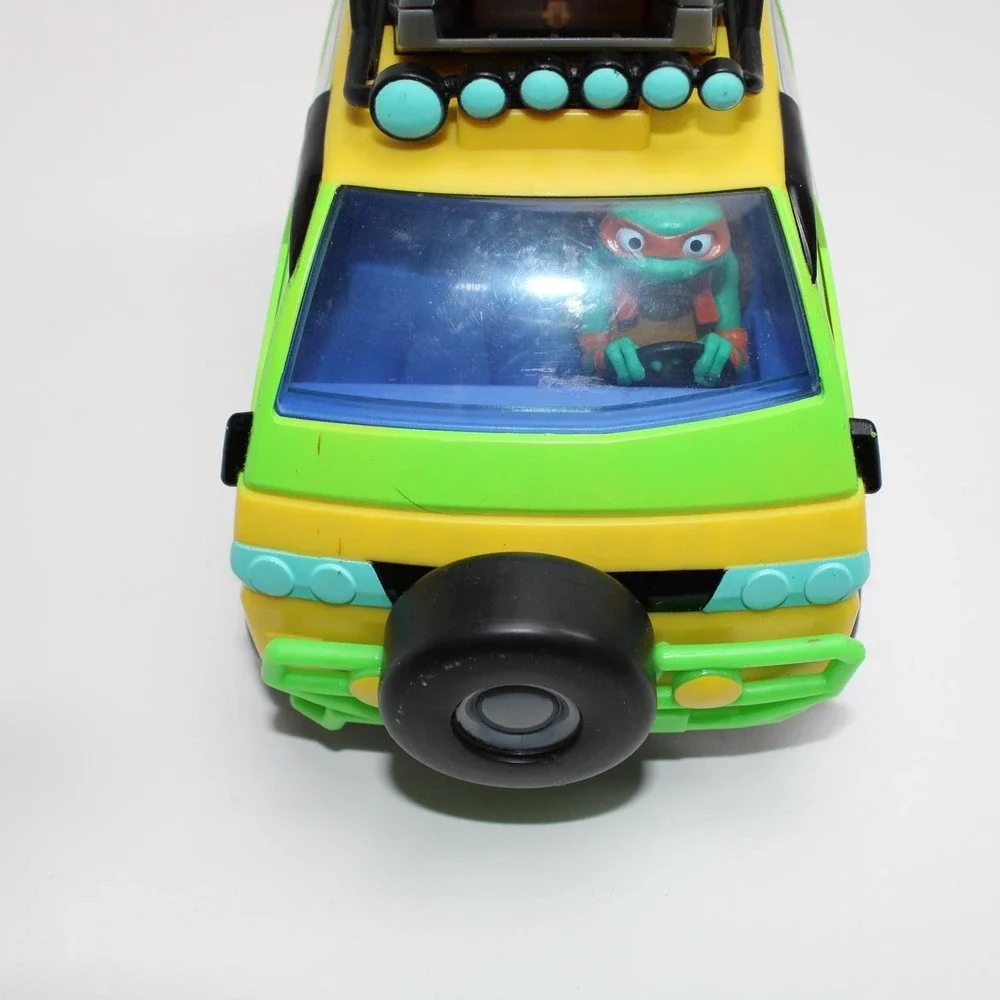Teenage Mutant Ninja Turtles Pizza Time Van Toy Vehicle Nickelodeon no remote‎